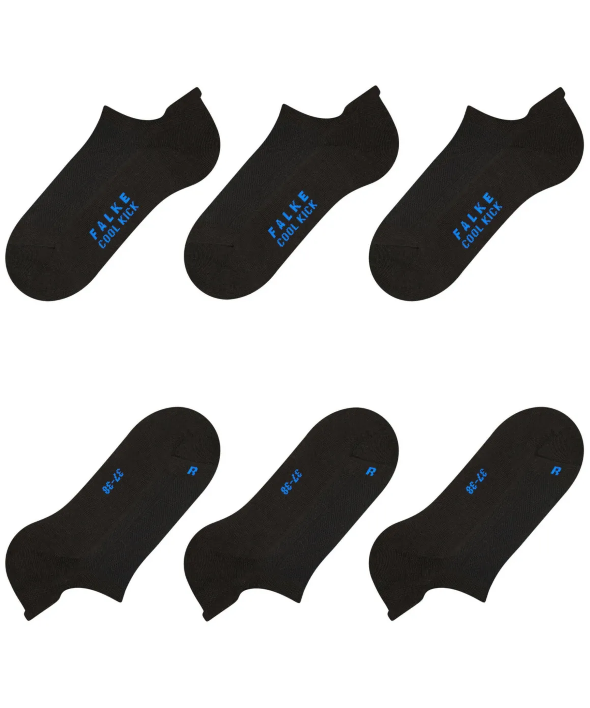 Cool Kick 3-Pack Unisex Sneakersocken