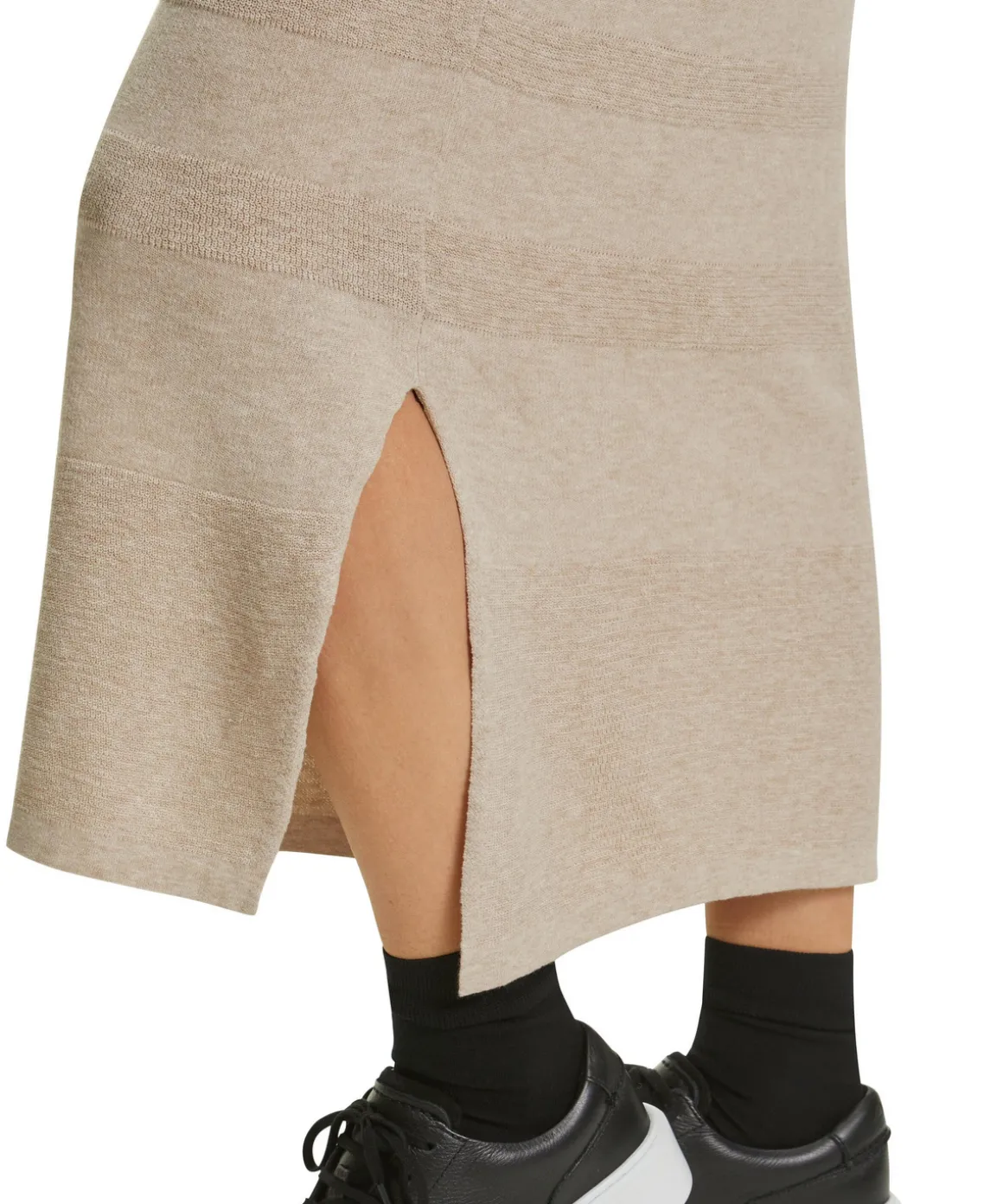 Damen Kleid Rundhals