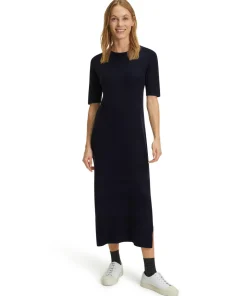 Damen Kleid Rundhals