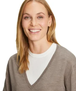 Damen Pullover V-Ausschnitt
