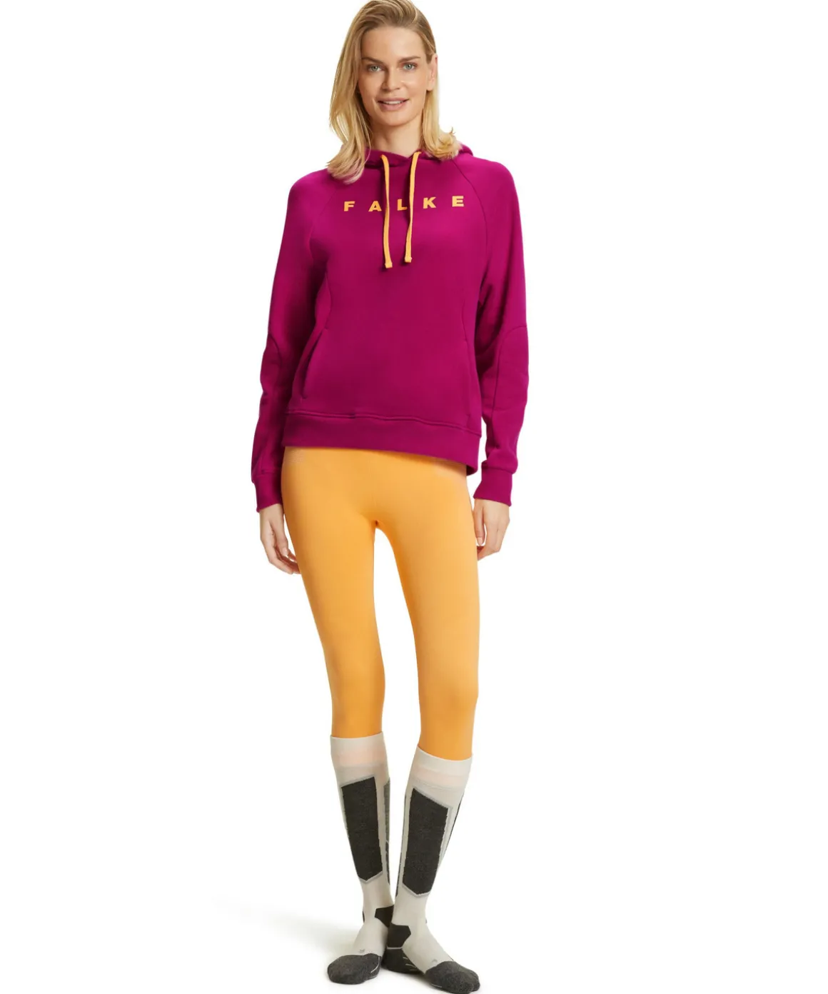 Damen Skiing Pullover Kapuze