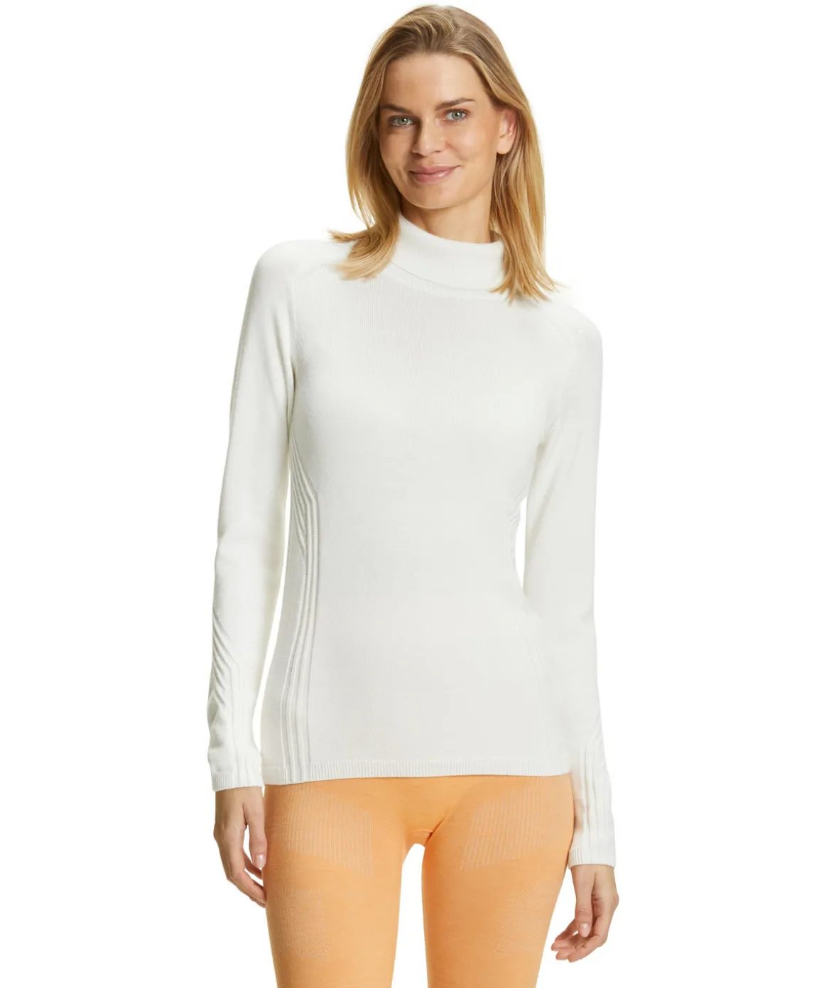 Damen Skiing Pullover Rollkragen