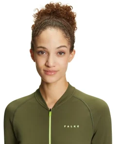 Damen T-Shirt Collegekragen