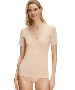 Damen T-Shirt V-Ausschnitt Climate Control