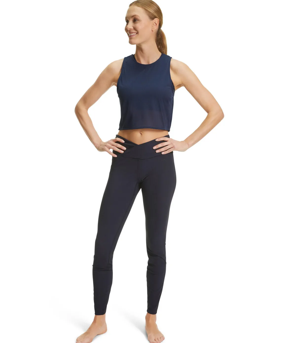 Damen Yoga T-Shirt Rundhals