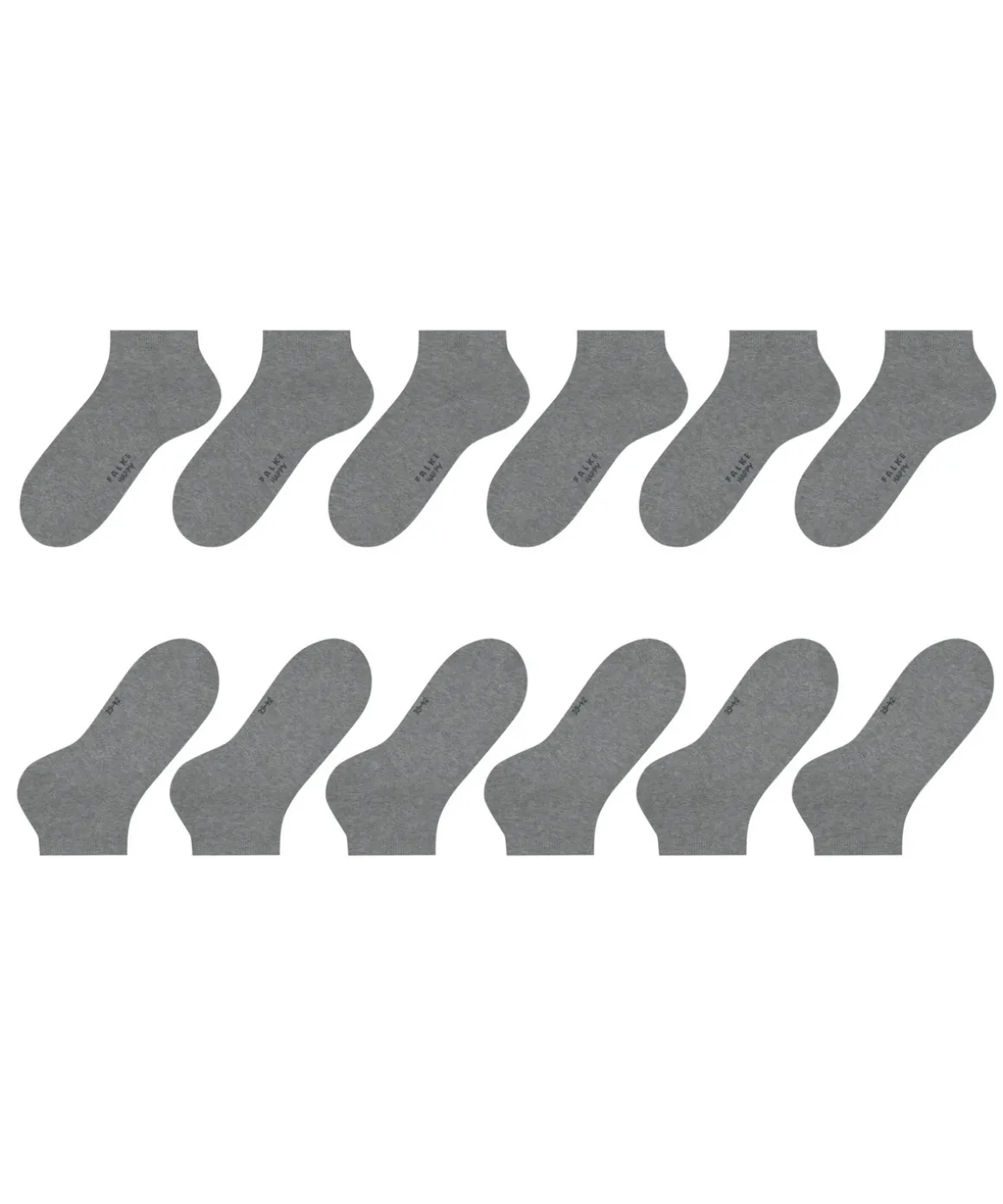 Happy 6-Pack Herren Sneakersocken