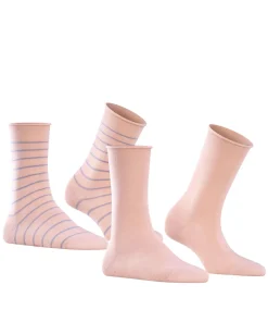 Happy Stripe 2-Pack Damen Socken