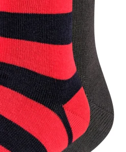 Happy Stripe 2-Pack Kinder Socken