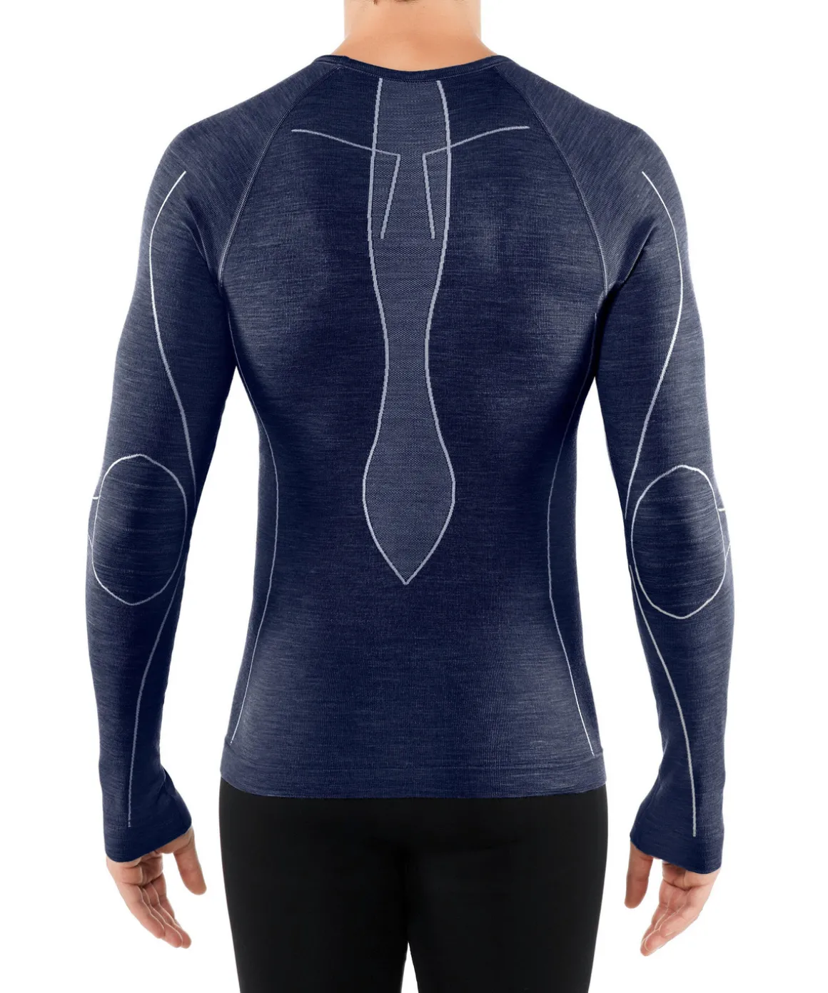 Herren Langarmshirt Wool-Tech