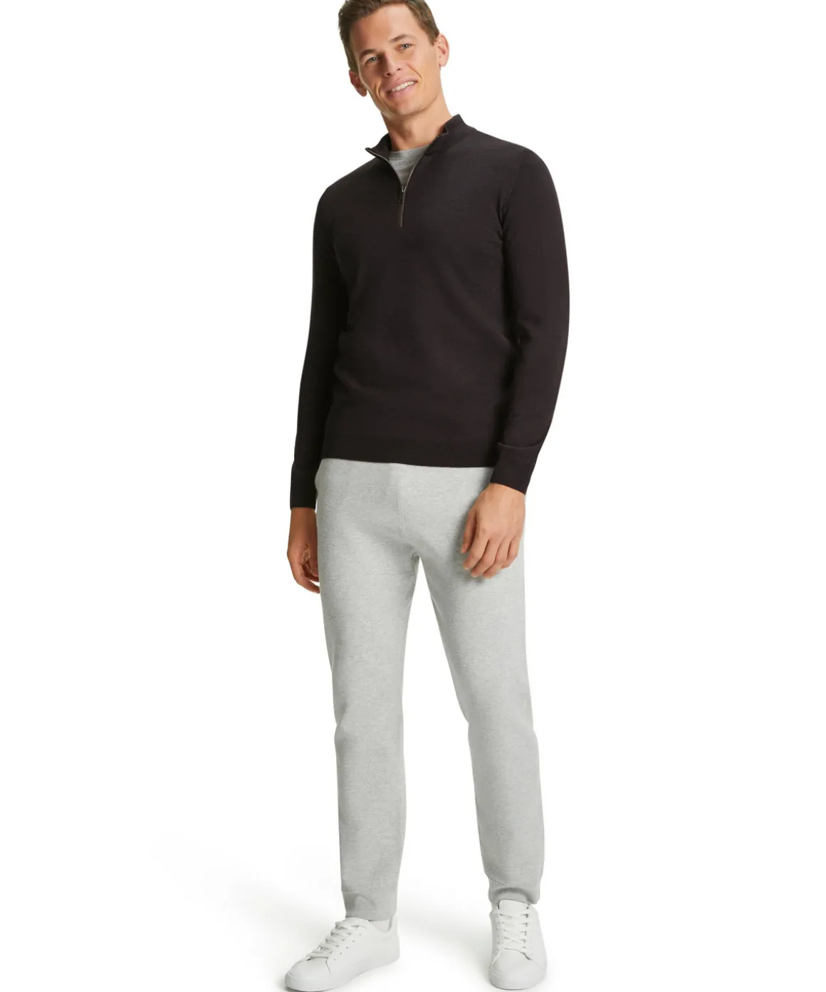Herren Pullover Stehkragen