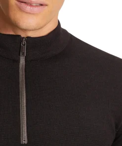 Herren Pullover Stehkragen