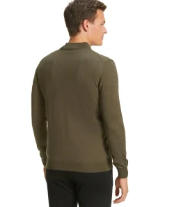 Herren Pullover Stehkragen