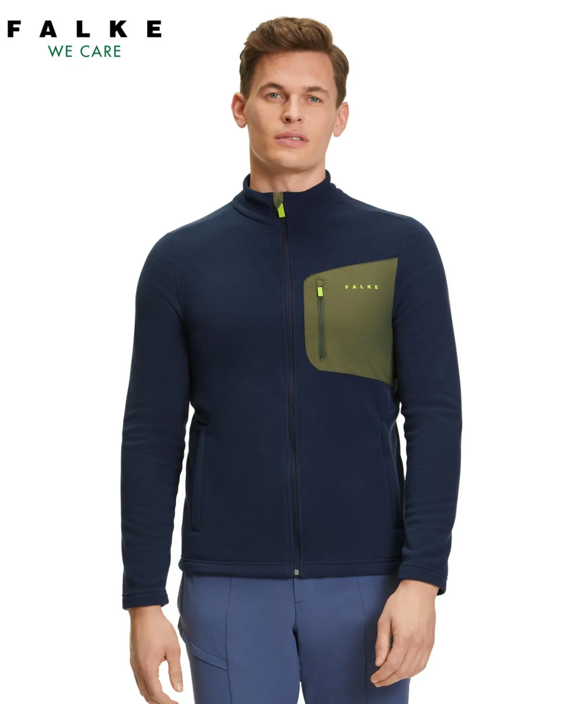 Herren Trekking Jacke Stehkragen