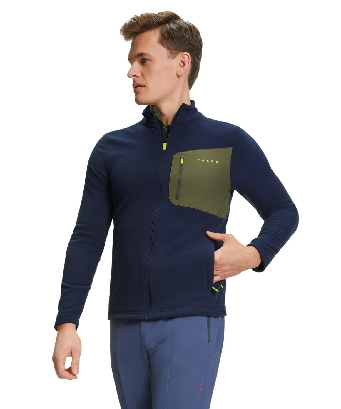 Herren Trekking Jacke Stehkragen