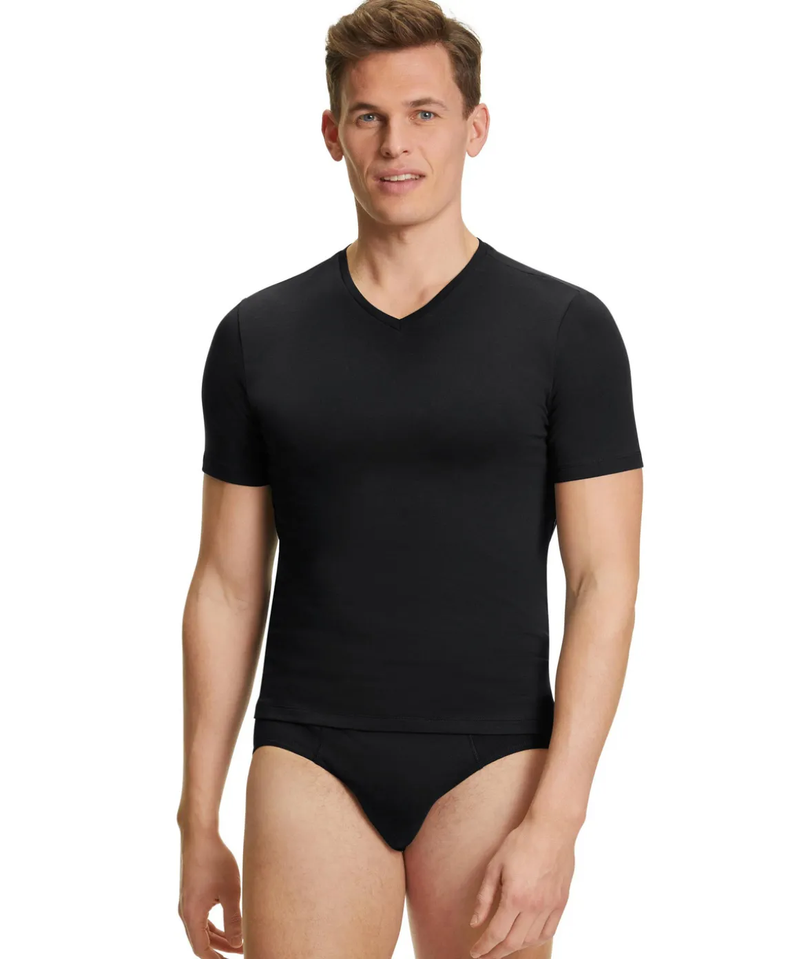 2-Pack Herren T-Shirt V-Ausschnitt Daily Comfort