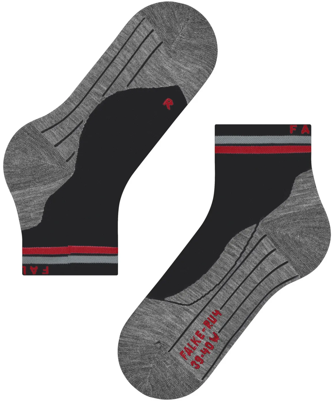 Ru4 Endurance Short Reflect Damen Running Socken